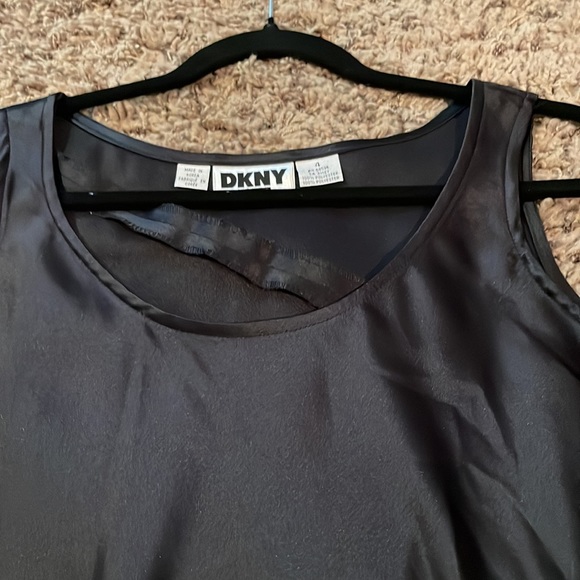 DKNY Satin Shift Mini Dress - Picture 2 of 3